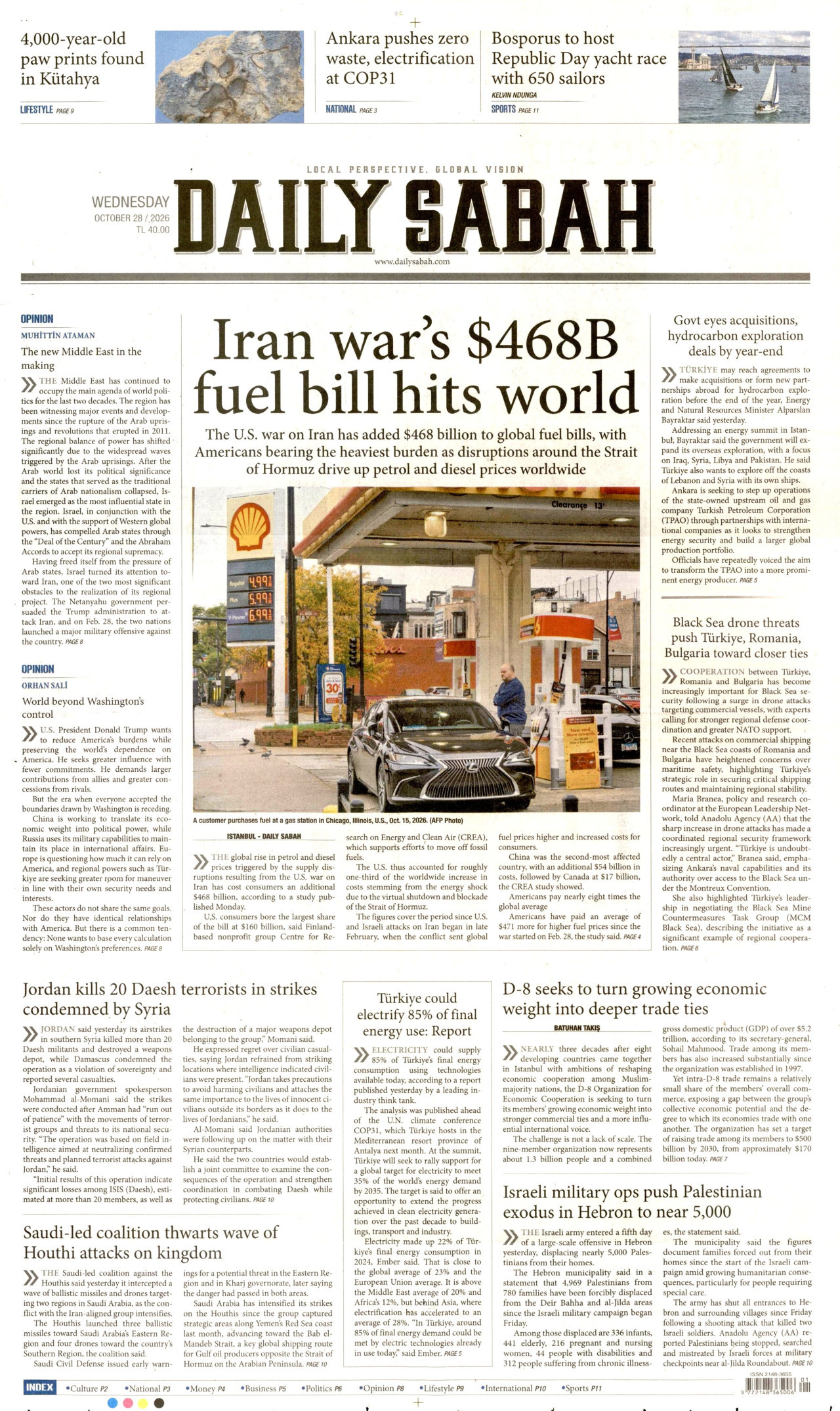 Daily Sabah Gazetesi gazetesi manşeti