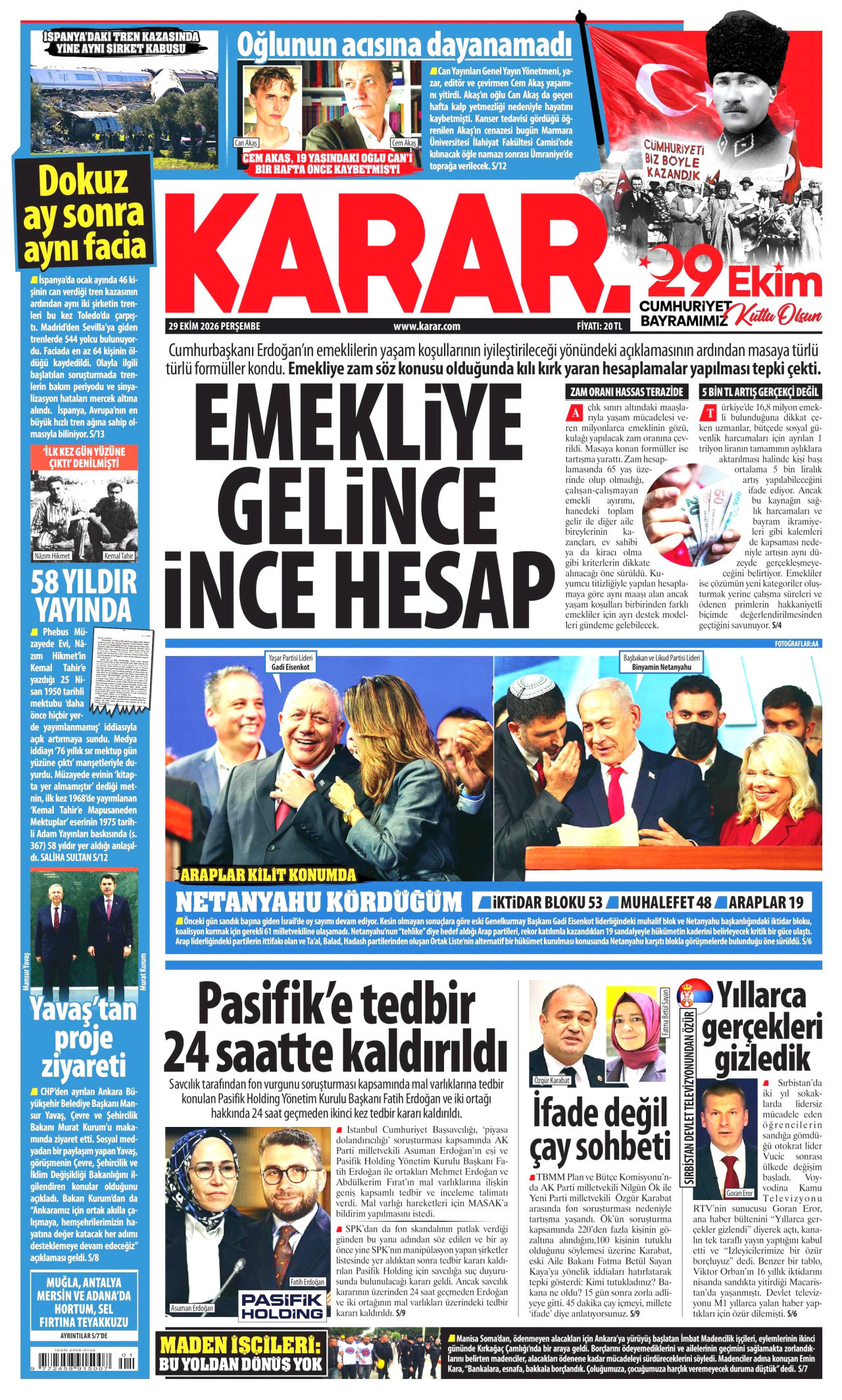 Karar Gazetesi gazetesi manşeti