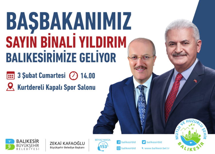 BAŞBAKAN BİNALİ YILDIRIM BALIKESİR’DE