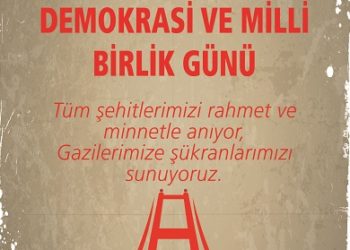 Balıkesir Büyükşehir Belediye Başkanlığı 15 Temmuz Kutlama/Anma İlanı
