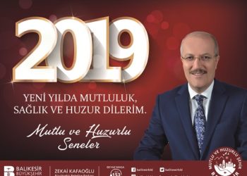 Büyükşehir Belediyesinin Yeni Yıl Kutlama İlanı