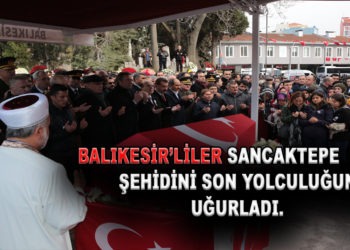 SANCAKTEPE ŞEHİDİ SON YOLCULUĞUNA UĞURLANDI.