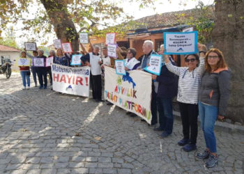 AYVALIK’TA ÇEVRECİLERDEN JEOTERMAL TEPKİSİ