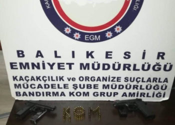5 Adet Ruhsatsız Tabanca Ele Geçirildi