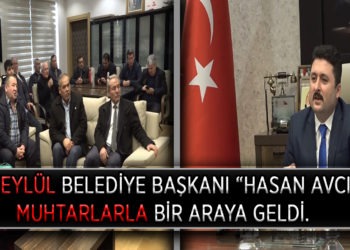 ALTI EYLÜL BELEDİYESİ BAŞKANI “HASAN AVCI” MUHTARLARLA BİR ARAYA GELDİ.