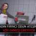 KADIN FIRINCI ODUN ATEŞİNDE KÖY EKMEĞİ ÜRETİYOR