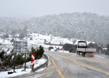 Çanakkale’de Kar Yağışı