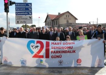 Down Sendromu Farkındalık Yürüyüşü Yapıldı
