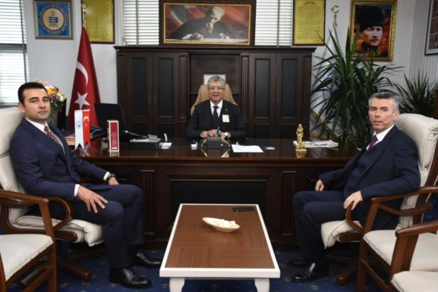 Kaymakam’dan Yeni Başkana Ziyaret