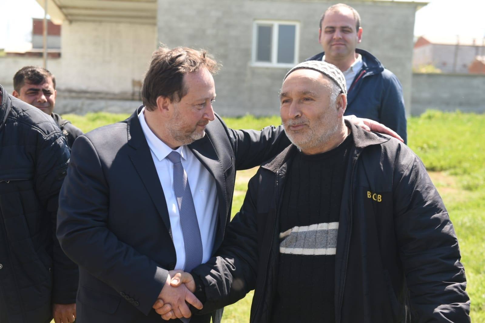 ORKAN’DAN İLK MAHALLE ZİYARETİ YENİKÖY’E