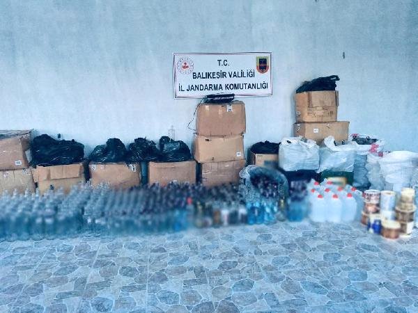 Balıkesir’de Sahte İçki Operasyonu