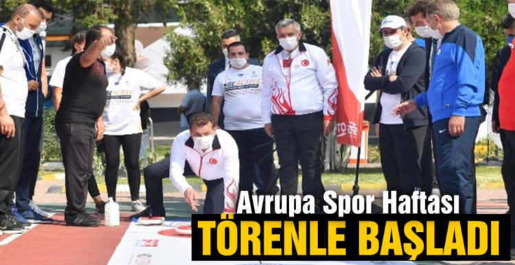 Avrupa Spor Haftası törenle başladı