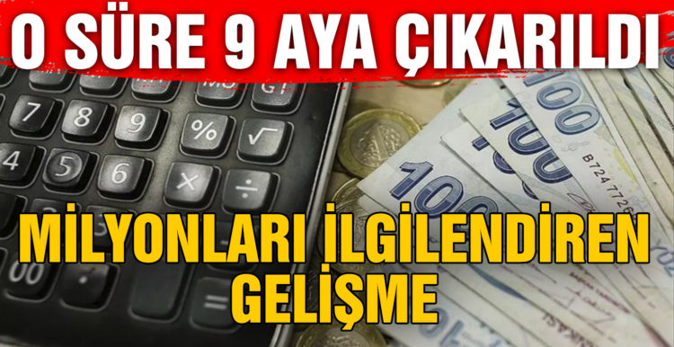 O süre 9 aya çıkarıldı! Vergi, resim ve harç istisnası belgelerinde düzenleme