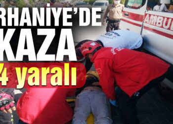 Burhaniye’de otomobil yol kenarına uçtu: 4 yaralı