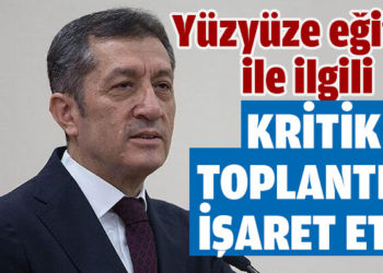Bakan Selçuk’tan yüz yüze eğitim açıklaması! Kritik toplantıyı işaret etti