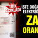 TÜİK doğalgaz ve elektriğe gelen zam oranlarını açıkladı