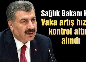 Sağlık Bakanı Koca: ‘Vaka artış hızımız kontrol altına alındı’
