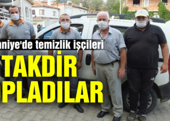 Burhaniye’de temizlik işçileri takdir topladı