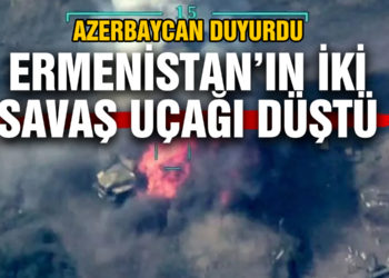 Azerbaycan duyurdu! Ermenistan’a ait iki savaş uçağı düştü