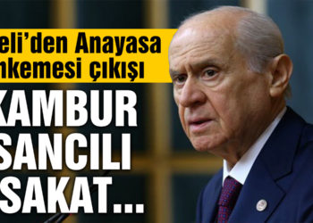 Bahçeli: Anayasa Mahkemesi baştan yapılandırılmalıdır