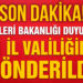 İçişleri Bakanlığı duyurdu! Ülke genelinde gerçekleştirilecek