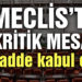 İstihdam teşvikine ilişkin kanun teklifi TBMM Plan ve Bütçe Komisyonunda: 30 madde kabul edildi