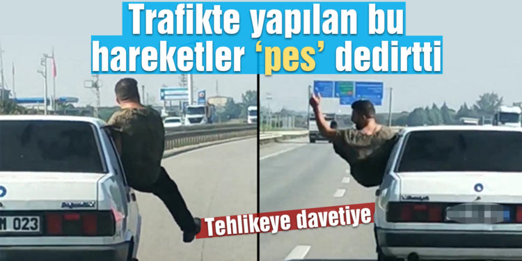 Bursa’da trafikte yapılan bu hareketler ‘pes’ dedirtti