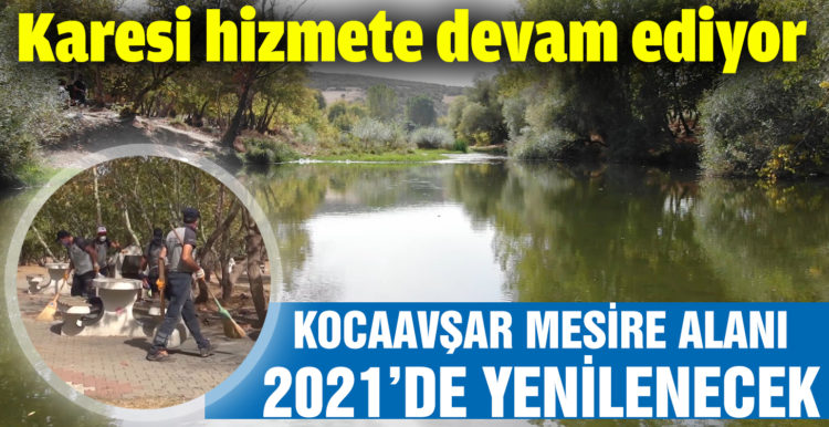 Kocaavşar mesire alanı 2021’de yenilenecek