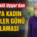 Uygur’dan Dünya Kadın Çiftçiler günü kutlaması