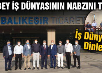 Canbey iş dünyasının nabzını tuttu