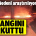 Burhaniye’de yazlıkların yanında çıkan ot yangını korkuttu