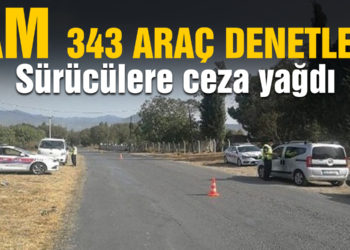 Balıkesir’de 3 bin 443 araç denetledi