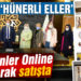 Hünerli Eller’in ürünleri satışa sunuldu