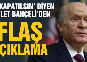 Bahçeli, ‘TTB kapatılsın’ sözlerine açıklık getirdi