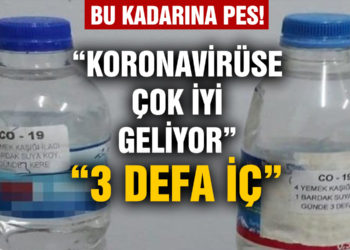 Bu da CO-19 İlacı!