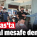 Manyas’ta sosyal mesafe denetimi