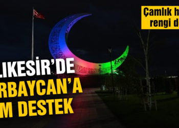 Balıkesir’de Can Azerbaycan’a destek sürüyor