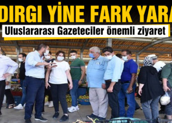Uluslararası Gazeteciler Sındırgı’yı ziyaret etti