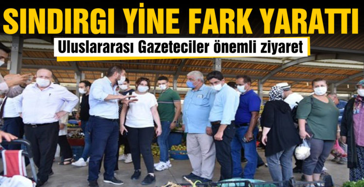 Uluslararası Gazeteciler Sındırgı’yı ziyaret etti
