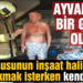 Komşusunun inşaat halindeki evini yakmak isterken kendini yaktı