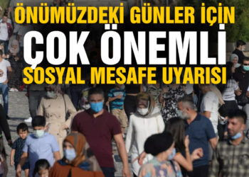 Kış ayları için sosyal mesafe uyarısı: 2 metre ve üzeri olmalı