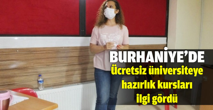 Burhaniye’de ücretsiz üniversiteye hazırlık kursları ilgi gördü