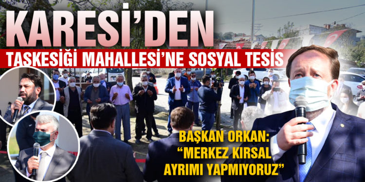 Karesi’den kırsala önemli hizmet