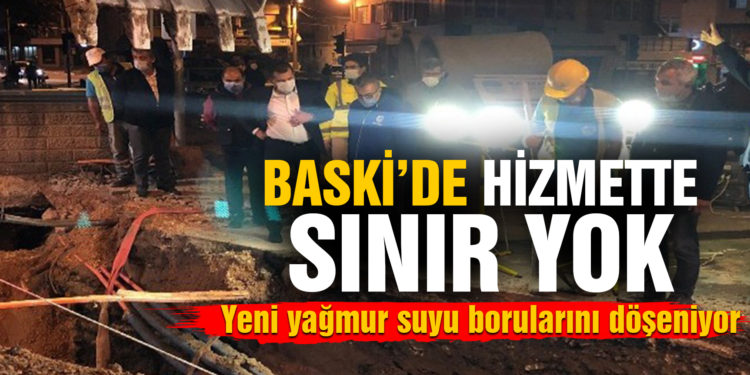 Balıkesir’de BASKİ yeni yağmur suyu borularını döşüyor