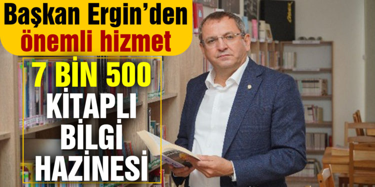 Ayvalık’ta 7 bin 500 kitaplı bilgi hazinesi