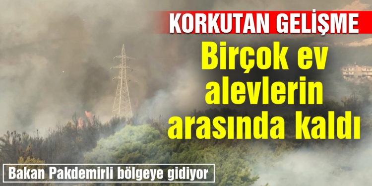 Hatay İskenderun’da orman yangını! Birçok ev alevlerin arasında kaldı