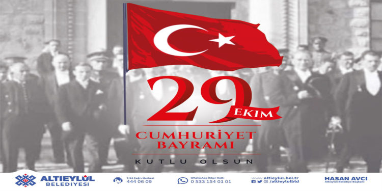 29 Ekim Cumhuriyet Bayramı kutlu olsun
