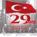 29 Ekim Cumhuriyet Bayramı kutlu olsun