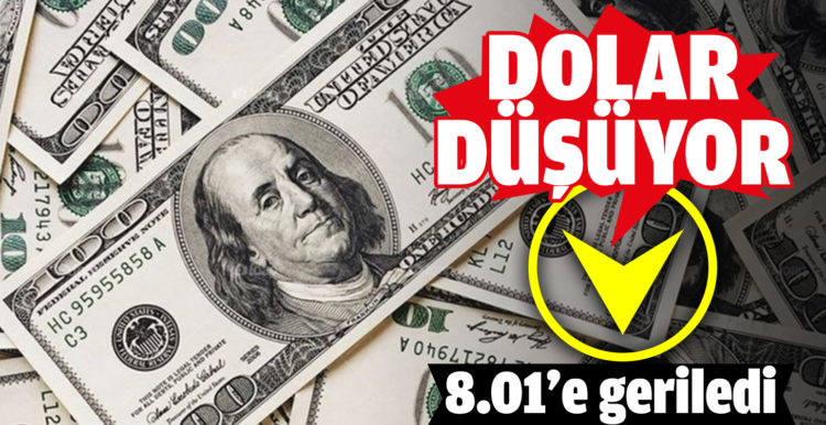 Dolar / TL 8.01’e düştü