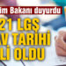 MEB, 2021 LGS sınav tarihini duyurdu